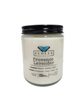 Classic 9oz Jam Jar Crystal Soy Candle - Provence Lavender (Amethyst & Peridot)