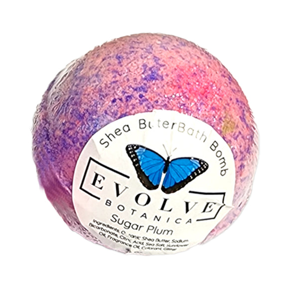 Bath Bomb - Sugar Plum ( Christmas - Holiday )