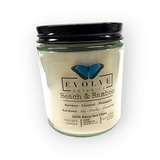 Wood Wick Crystal Soy Candle - Beach & Bamboo (Sunstone)