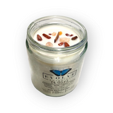 Wood Wick Crystal Soy Candle - It Girl (Sunstone & Red Jasper)