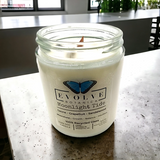 Wood Wick Crystal Soy Candle - Moonlight Tide (Moonstone)