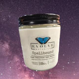 Wood Wick Crystal Soy Candle - Spellbound (Black Tourmaline)