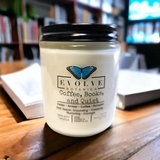 Wood Wick Gem Soy Candle - Coffee, Books, & Quiet (Jasper)