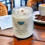 Wood Wick Gem Soy Candle - Coffee, Books, & Quiet (Jasper)