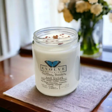 Wood Wick Gem Soy Candle - Coffee, Books, & Quiet (Jasper)