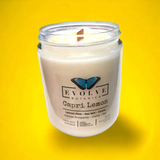 Wood Wick Gemstone Soy Candle - Capri Lemon (Citrine)