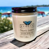 Wood Wick Gemstone Soy Candle - Capri Lemon (Citrine)